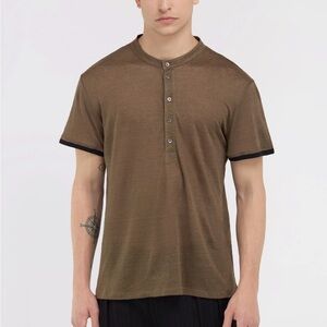 Roberto Cavalli Henley Polo T-Shirt - NWT & Hologram Certificatation